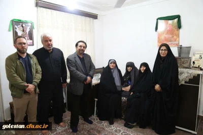 دیدار و تجلیل از مادر دانشجو معلم شهید حسین غلامی.