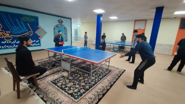 مسابقات ورزشی والیبال، تنیس روی میز، تیراندازی و شطرنج دانشجومعلمان پردیس آیت الله خامنه ای برگزار شد. 3