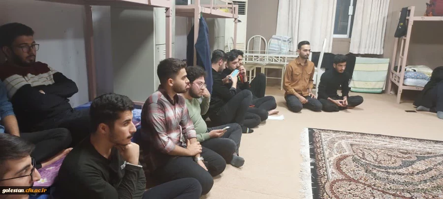 بازدید شبانه از سرای دانشجویی و نشست سرپرست مدیریت پردیس های استان با دانشجویان  3