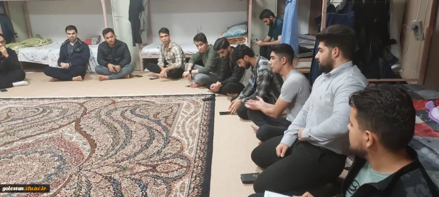 بازدید شبانه از سرای دانشجویی و نشست سرپرست مدیریت پردیس های استان با دانشجویان  6