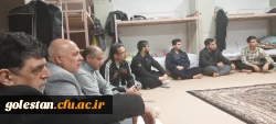 بازدید شبانه از سرای دانشجویی و نشست سرپرست مدیریت پردیس های استان با دانشجویان  7