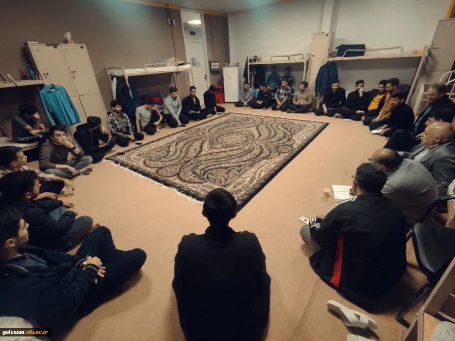 بازدید شبانه از سرای دانشجویی و نشست سرپرست مدیریت پردیس های استان با دانشجویان  13