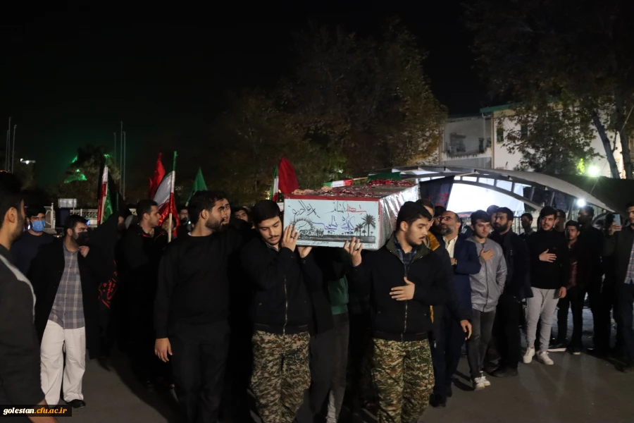 پردیس آیت الله خامنه ای میزبان دو شهید گمنام دفاع مقدس شد. 3