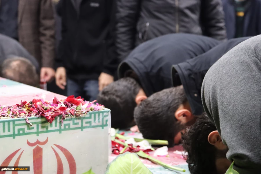 پردیس آیت الله خامنه ای میزبان دو شهید گمنام دفاع مقدس شد. 10