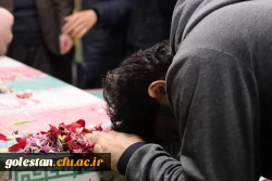 پردیس آیت الله خامنه ای میزبان دو شهید گمنام دفاع مقدس شد. 11