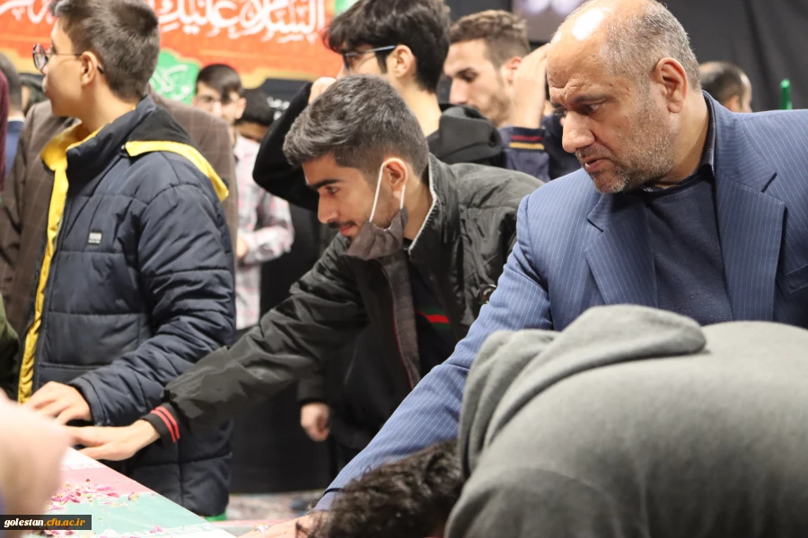 پردیس آیت الله خامنه ای میزبان دو شهید گمنام دفاع مقدس شد. 11