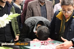 پردیس آیت الله خامنه ای میزبان دو شهید گمنام دفاع مقدس شد. 13