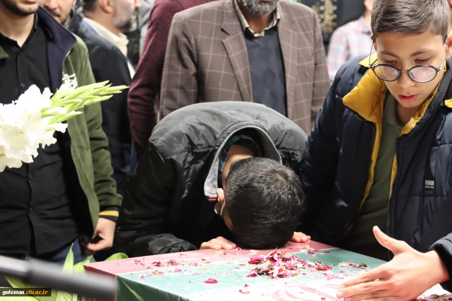 پردیس آیت الله خامنه ای میزبان دو شهید گمنام دفاع مقدس شد. 13