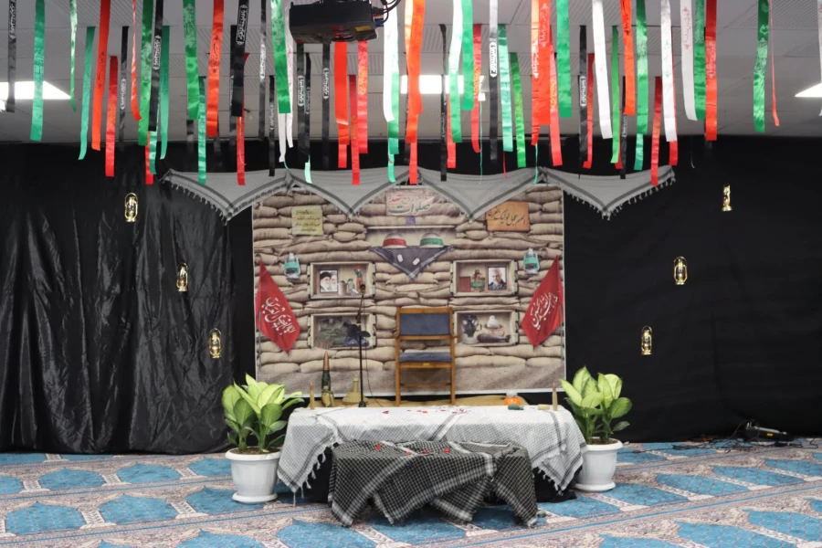 پردیس آیت الله خامنه ای میزبان دو شهید گمنام دفاع مقدس شد. 6