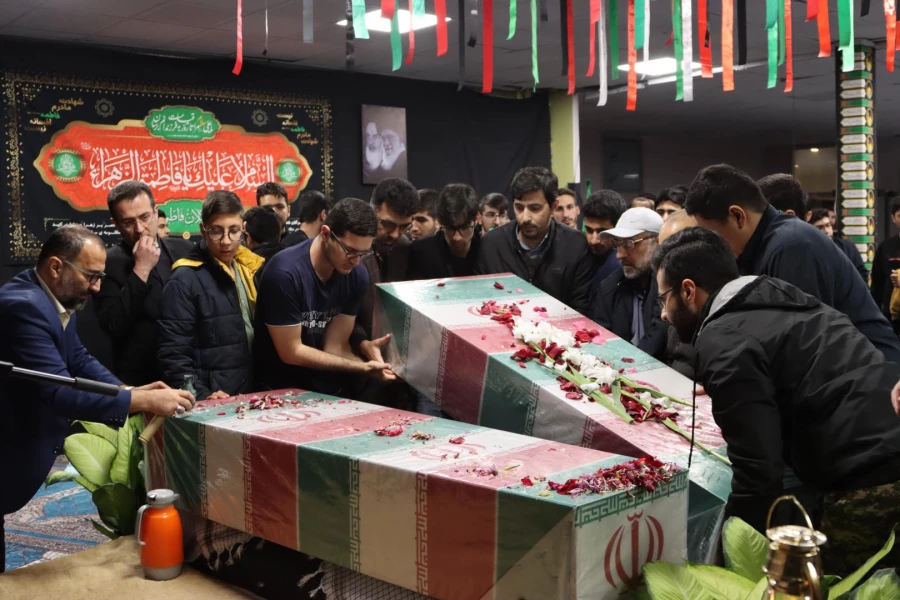 پردیس آیت الله خامنه ای میزبان دو شهید گمنام دفاع مقدس شد. 9