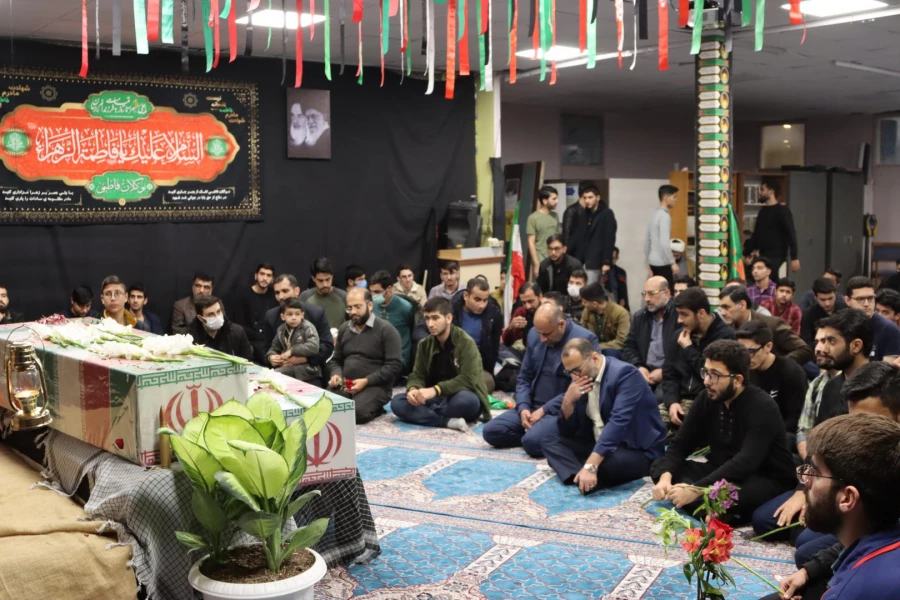 پردیس آیت الله خامنه ای میزبان دو شهید گمنام دفاع مقدس شد. 19