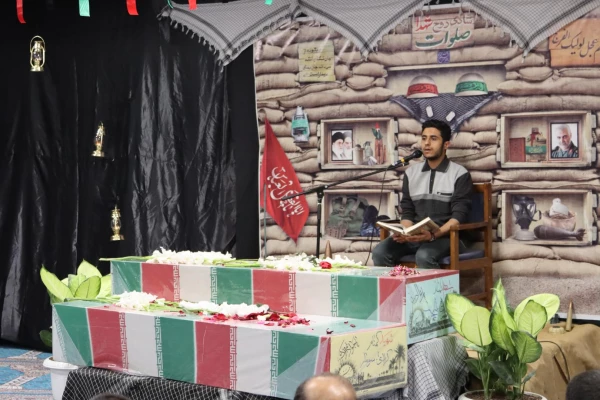 پردیس آیت الله خامنه ای میزبان دو شهید گمنام دفاع مقدس شد. 20