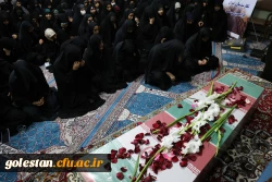 استقبال پرشور دانشجو معلمان پردیس امام خمینی (ره) گرگان از پیکر پاک ۲ شهید گمنام . 2