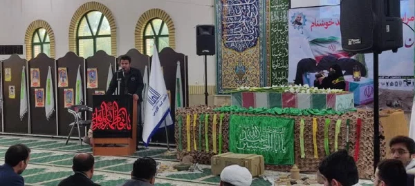 استقبال دانشجومعلمان واحد شهید بهشتی گنبد از شهید گمنام 16