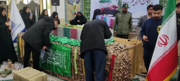 استقبال دانشجومعلمان واحد شهید بهشتی گنبد از شهید گمنام 19