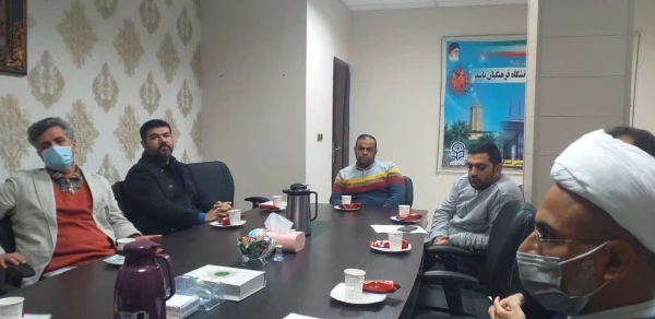 برگزاری جلسه هماهنگی برنامه های دهه فجر در واحد دانشگاهی شهید بهشتی گنبد 5