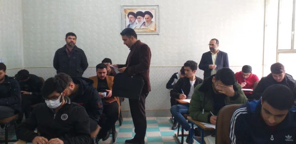 بازدید دکتر یوسفی گرجی مسئول نظارت و ارزیابی امور پردیس های استان گلستان و درویشی مسئول حراست امور پردیس های استان گلستان از واحد دانشگاهی شهید بهشتی گنبد کاووس 2