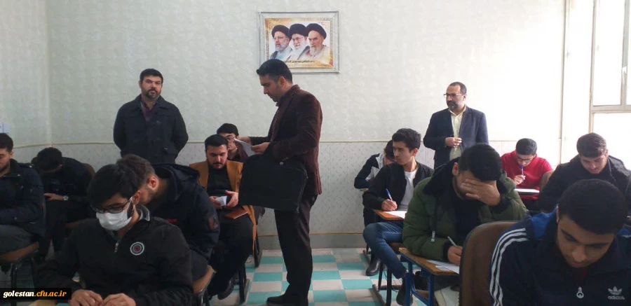 بازدید دکتر یوسفی گرجی مسئول نظارت و ارزیابی امور پردیس های استان گلستان و درویشی مسئول حراست امور پردیس های استان گلستان از واحد دانشگاهی شهید بهشتی گنبد کاووس 2