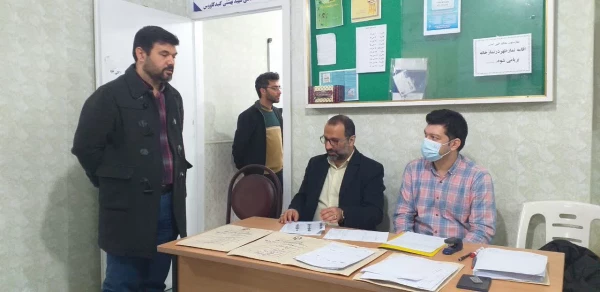 بازدید دکتر یوسفی گرجی مسئول نظارت و ارزیابی امور پردیس های استان گلستان و درویشی مسئول حراست امور پردیس های استان گلستان از واحد دانشگاهی شهید بهشتی گنبد کاووس 3