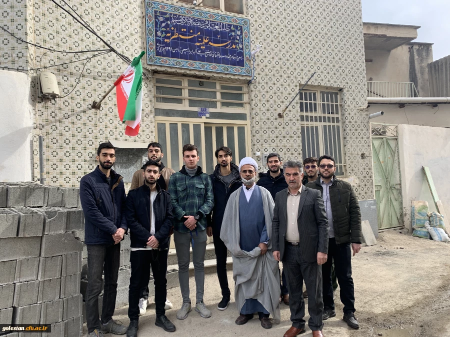 مراسم غبار روبی و عطر افشانی مزار شهید گمنام حوزه منتظریه گنبد کاووس 2