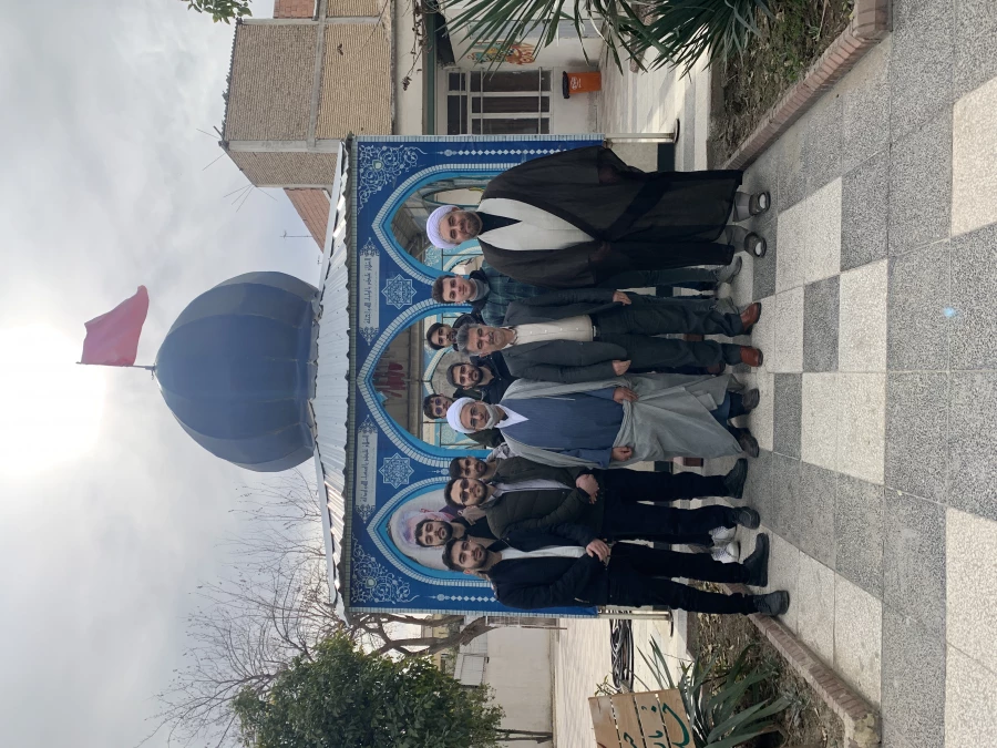 مراسم غبار روبی و عطر افشانی مزار شهید گمنام حوزه منتظریه گنبد کاووس 5