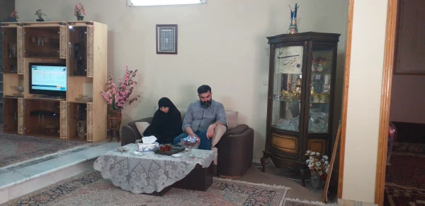 دیدار مسئولین واحد دانشگاهی شهید بهشتی گنبد کاووس با خانواده شهید دانشجو معلم امیر بیگدلی 2