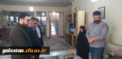 دیدار مسئولین واحد دانشگاهی شهید بهشتی گنبد کاووس با خانواده شهید دانشجو معلم امیر بیگدلی 6