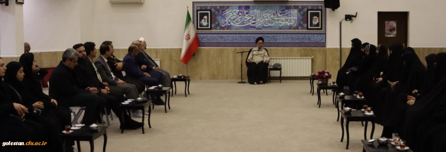 دیدار مسئولان و دانشجومعلمان دانشگاه فرهنگیان استان گلستان با نماینده ولی فقیه در استان 2