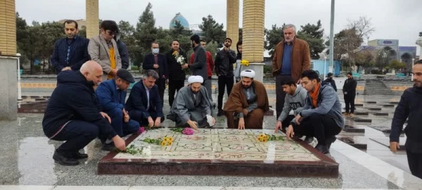 تجدید میثاق کارکنان و دانشجومعلمان دانشگاه فرهنگیان استان گلستان با شهدا 2