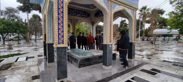 تجدید میثاق کارکنان و دانشجومعلمان دانشگاه فرهنگیان استان گلستان با شهدا 6