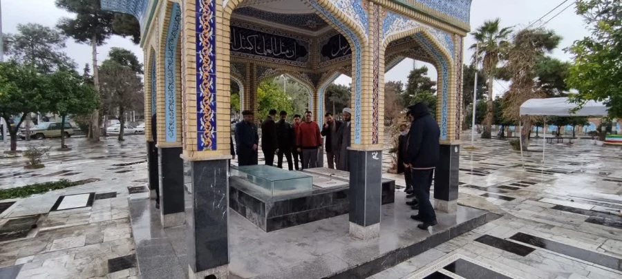 تجدید میثاق کارکنان و دانشجومعلمان دانشگاه فرهنگیان استان گلستان با شهدا 6