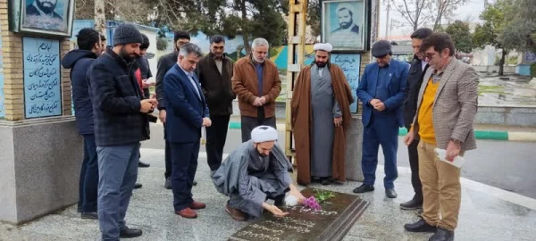 تجدید میثاق کارکنان و دانشجومعلمان دانشگاه فرهنگیان استان گلستان با شهدا 7