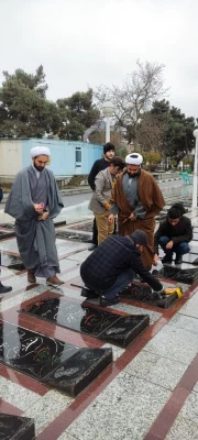 تجدید میثاق کارکنان و دانشجومعلمان دانشگاه فرهنگیان استان گلستان با شهدا 8