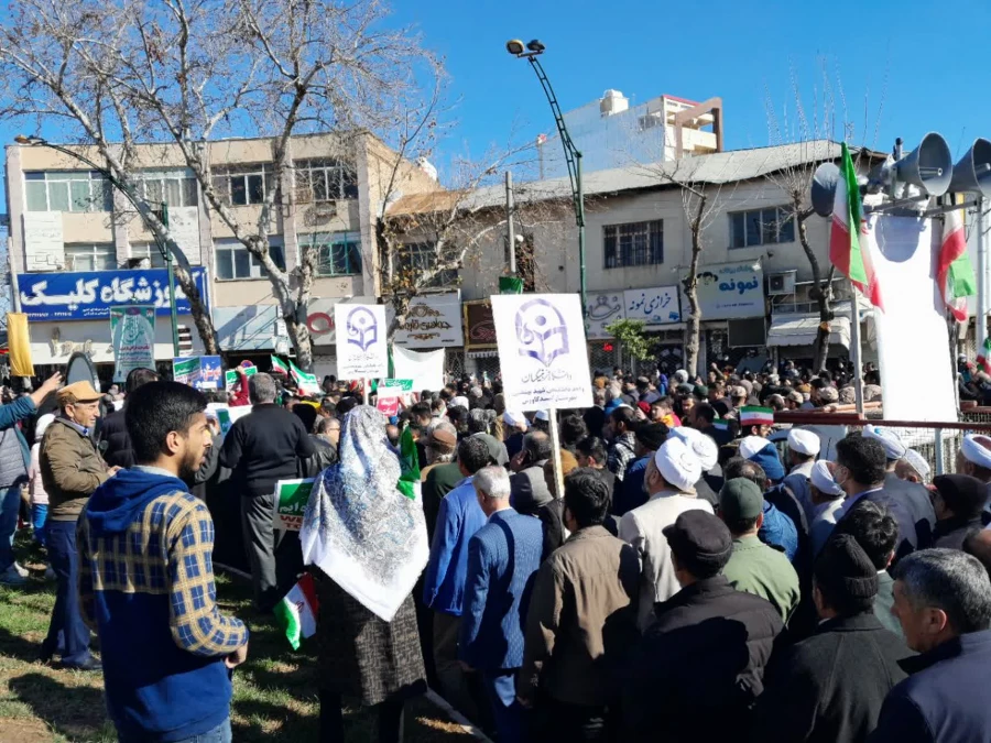 حضور کارکنان و دانشجو معلمان واحد دانشگاهی شهید بهشتی گنبد کاووس در راهپیمایی ۲۲بهمن ۱۴۰۱ 7