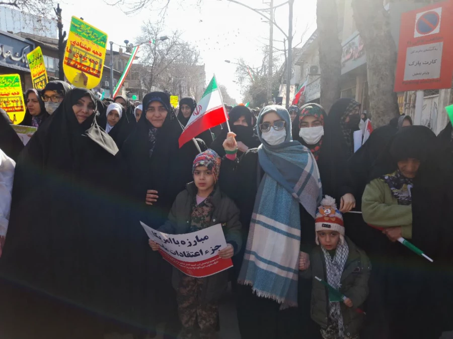 حضور گسترده و پرشور دانشگاه فرهنگیان پردیس امام خمینی (ره) گرگان در راهپیمایی یوم الله ۲۲ بهمن ماه  2