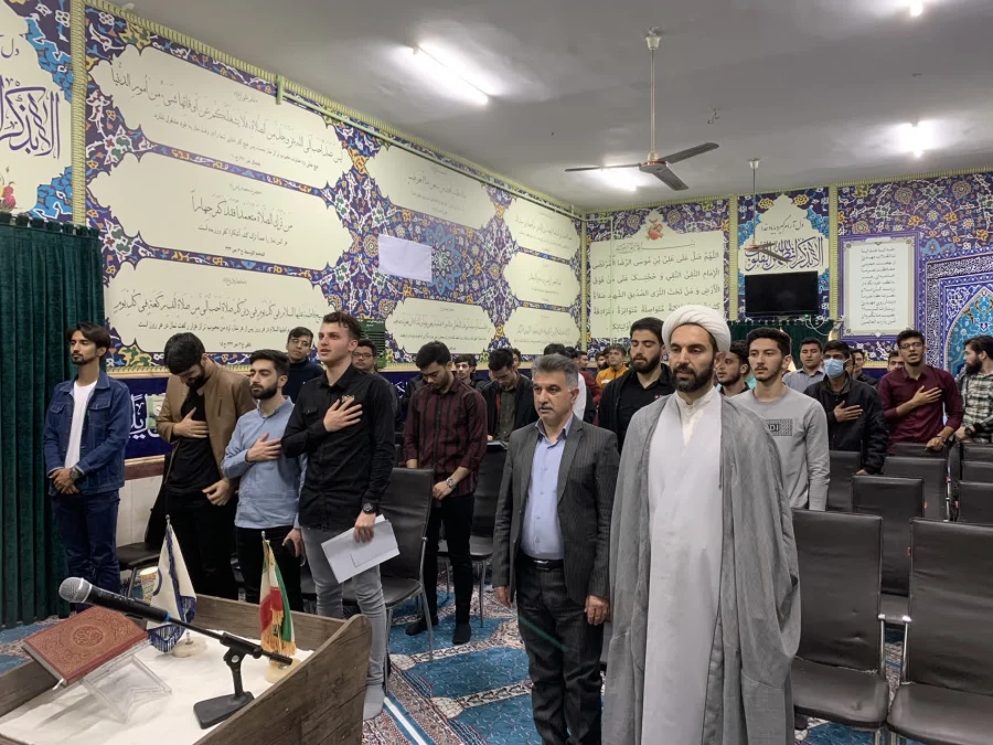 با حضور حجت الاسلام دکتر منادی مسئول دفتر نهاد رهبری در دانشگاه فرهنگیان استان گلستان برگزارشد: 3