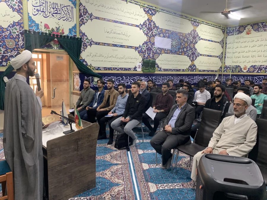 با حضور حجت الاسلام دکتر منادی مسئول دفتر نهاد رهبری در دانشگاه فرهنگیان استان گلستان برگزارشد: 6