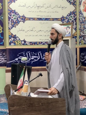 با حضور حجت الاسلام دکتر منادی مسئول دفتر نهاد رهبری در دانشگاه فرهنگیان استان گلستان برگزارشد: 7