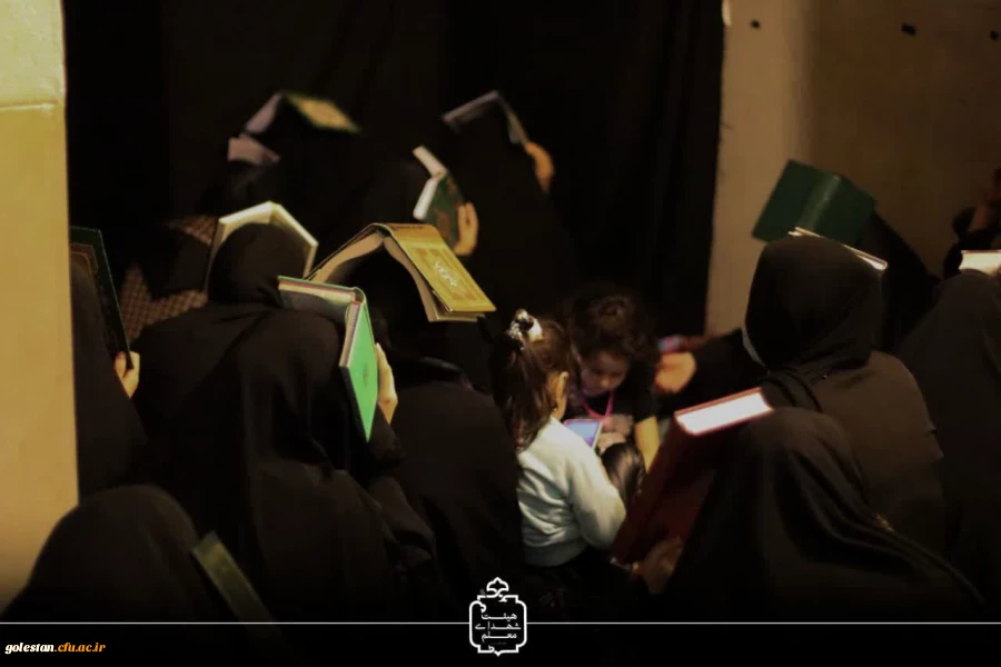 حضور دانشجومعلمان اساتید و کارکنان دانشگاه در مراسم شبهای احیاء با همت هیات دانشجویی عاشقان ولایت پردیس آیت الله خامنه ای و هیأت شهدای معلم شهرستان گرگان 3