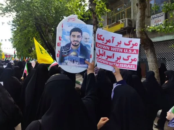حضور دانشجومعلمان پردیس آیت الله خامنه ای در دفاع از قدس شریف 4