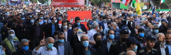 حضور دانشجومعلمان پردیس آیت الله خامنه ای در دفاع از قدس شریف 6