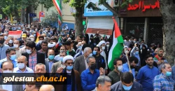 حضور دانشجومعلمان پردیس آیت الله خامنه ای در دفاع از قدس شریف 7