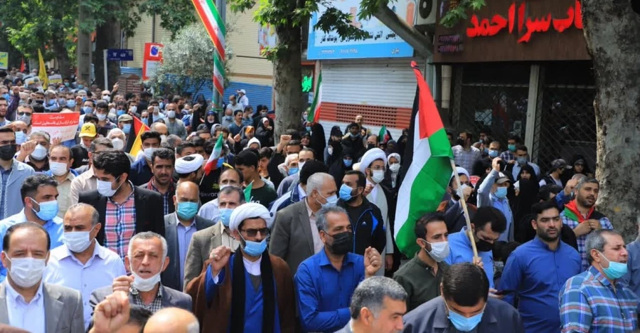 حضور دانشجومعلمان پردیس آیت الله خامنه ای در دفاع از قدس شریف 7