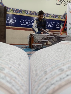 برگزاری محفل انس با قرآن کریم در واحد دانشگاهی شهید بهشتی گنبد کاووس  6