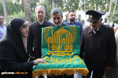 جشن میلاد امام رضا علیه السلام با حضور خادمان و پرچم حرم مطهر در دانشگاه فرهنگیان پردیس امام خمینی (ره) گرگان برگزارشد.
