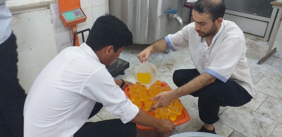 برپایی ایستگاه صلواتی در واحد دانشگاهی شهید بهشتی گنبد کاووس 3