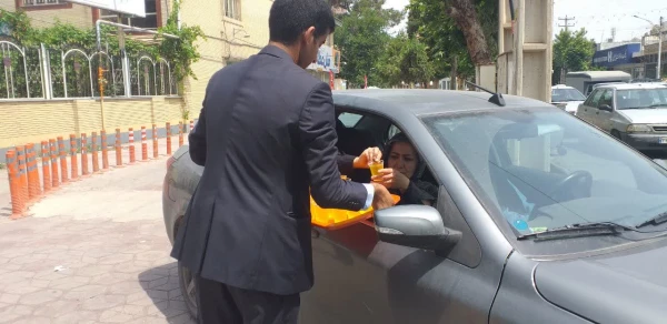 برپایی ایستگاه صلواتی در واحد دانشگاهی شهید بهشتی گنبد کاووس 10