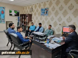 نشست سید رحمت اله میردیلمی سرپرست واحد دانشگاهی شهید بهشتی گنبدکاووس با اعضای جدید شورای صنفی واحد دانشگاهی 3