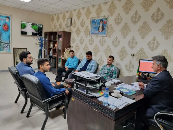 نشست سید رحمت اله میردیلمی سرپرست واحد دانشگاهی شهید بهشتی گنبدکاووس با اعضای جدید شورای صنفی واحد دانشگاهی 3