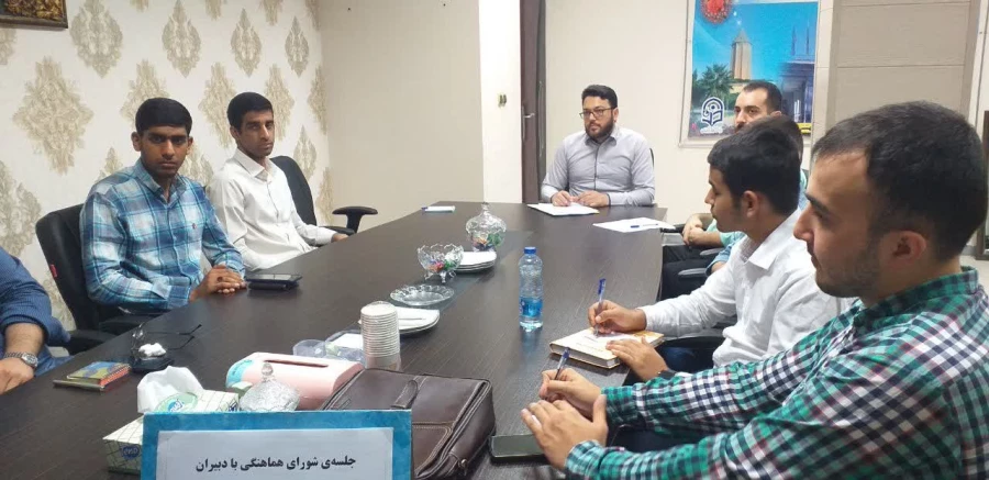 برگزاری جلسه شورای هماهنگی کانونها و انجمن های علمی با سید رحمت اله میر دیلمی سرپرست واحد دانشگاهی شهید بهشتی گنبدکاووس 3